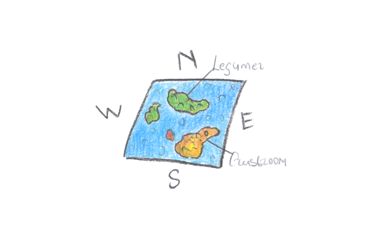 Map of Legumer